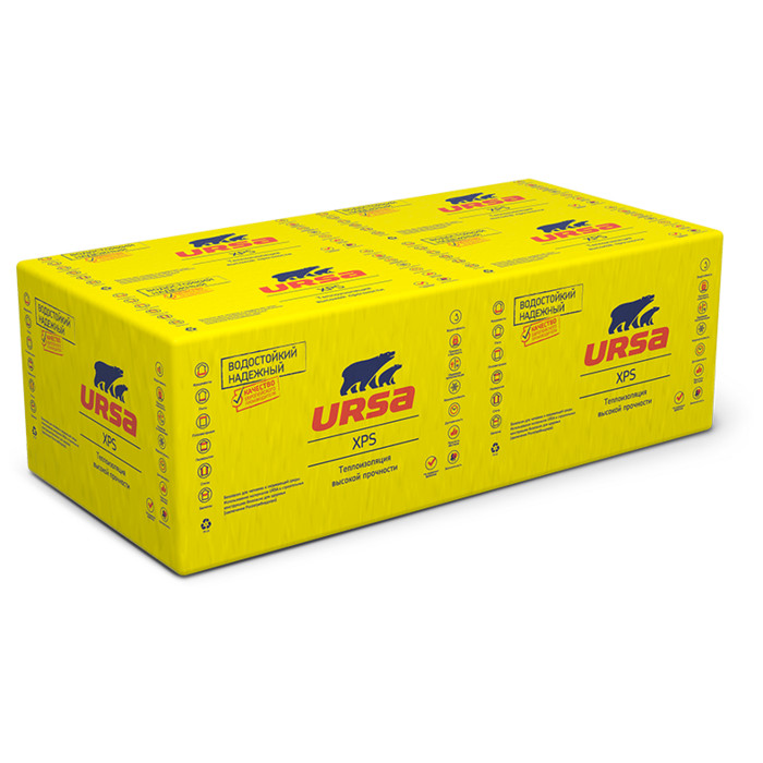 Утеплитель Урса XPS N-V 60х600х1180